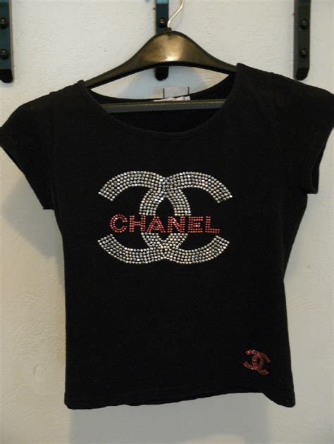 chanel blouse style|authentic Chanel t shirt.